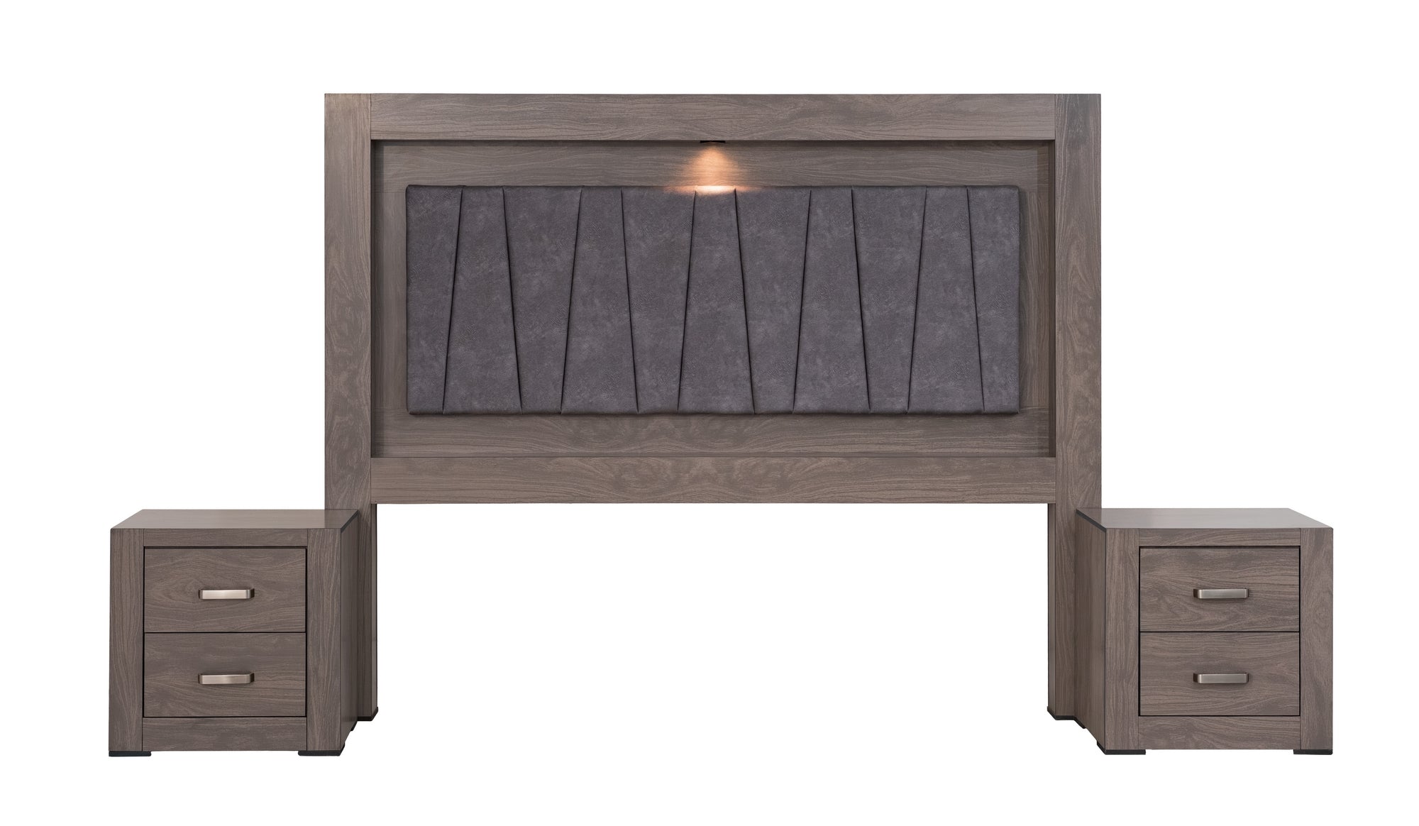 Recamara KS 4 Piezas Vizela Sin Espejo Gris - Kessa