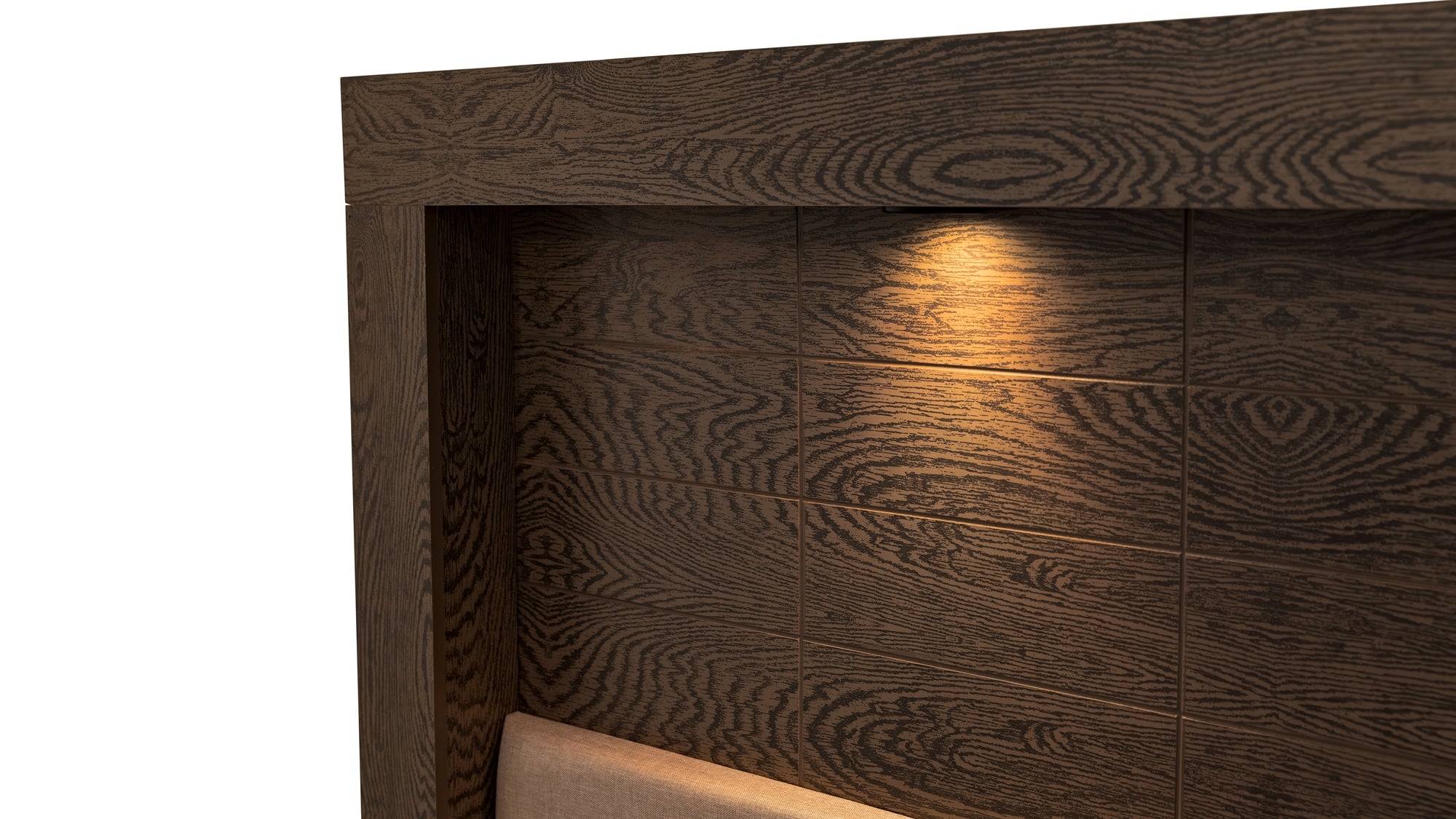 Recamara Matrimonial 4 Piezas Pamela Sin Espejo Capuchino - Kessa