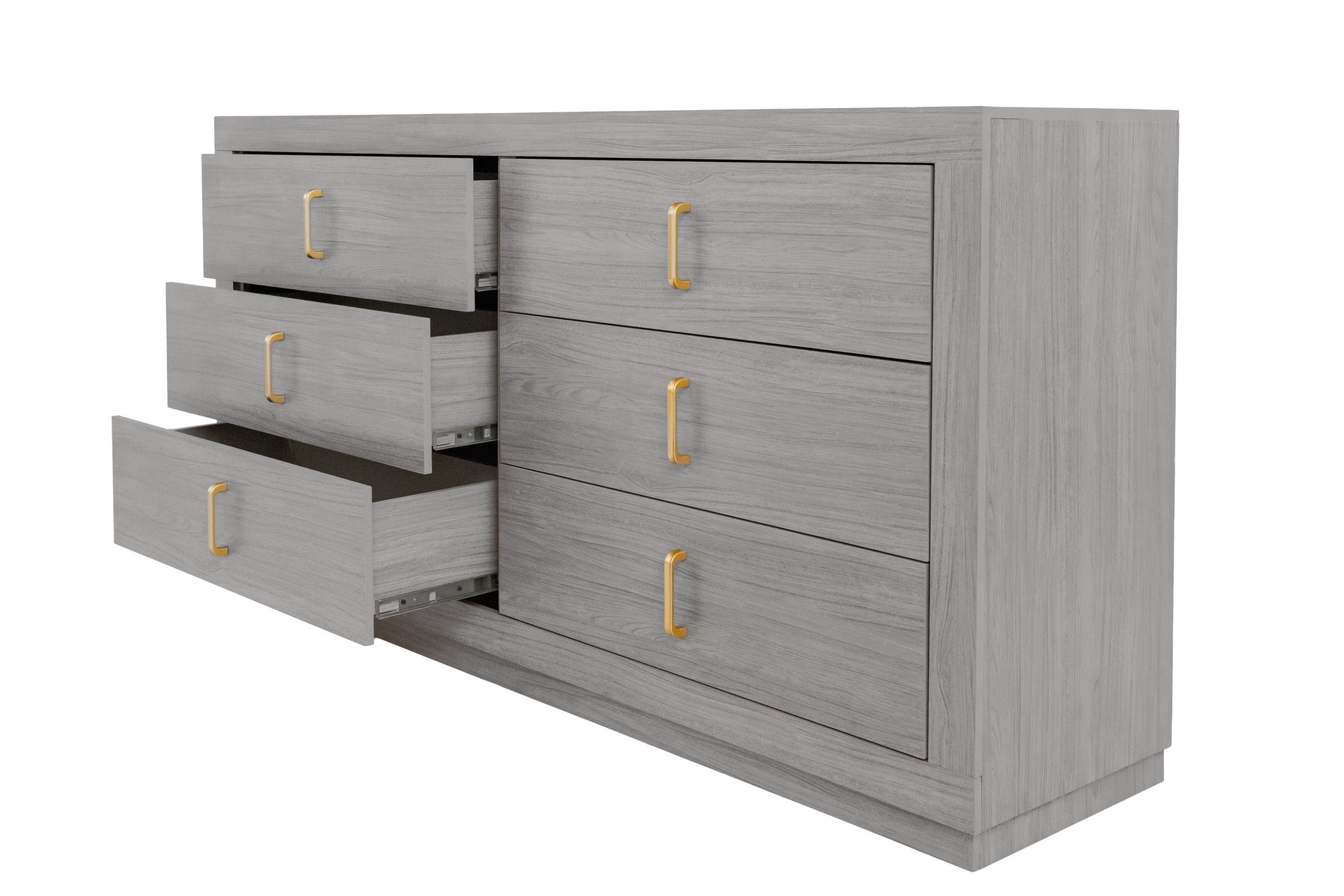 Recamara KS 4 Piezas Auma Sin Espejo Gris - Kessa