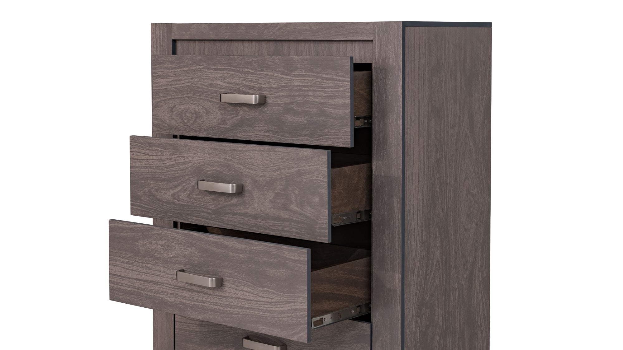 Recamara KS 4 Piezas Vizela Sin Espejo Gris - Kessa