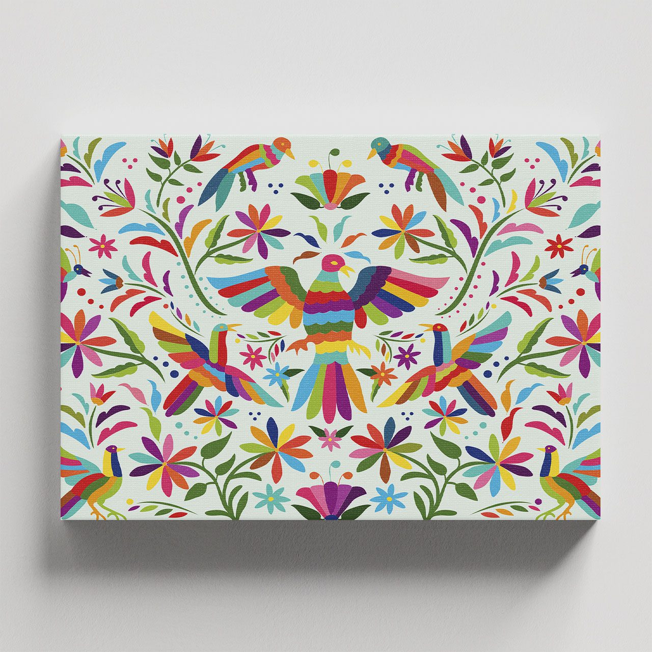 Cuadro Decorativo Arte Huichol Otomí 90 X 60