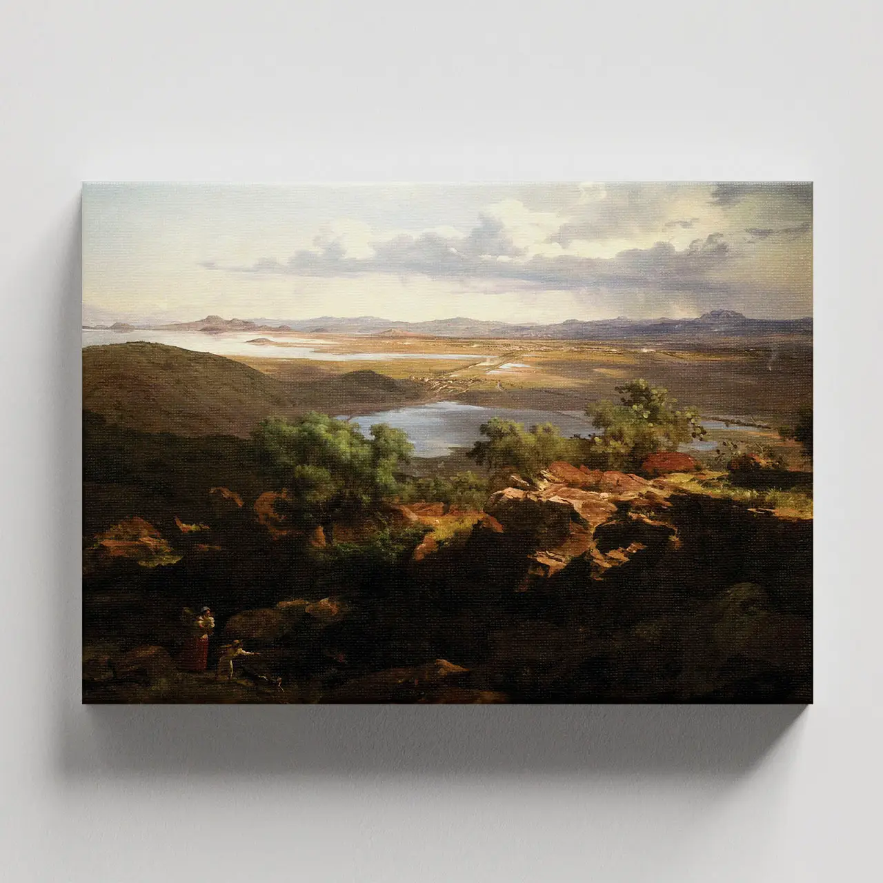 Cuadro Decorativo El Cerro de Santa Isabel José Ma Velasco 45 X 30
