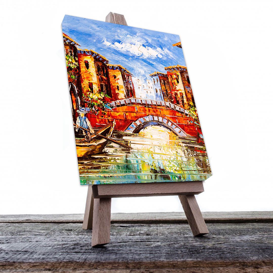 Cuadro Decorativo Venecia Estilo Oleo #12V 45 X 30