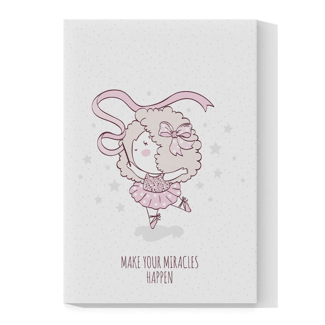Cuadro Decorativo Infantil Niña Bailarina #23 45 X 30