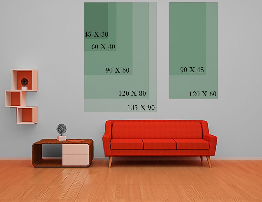 Cuadro Decorativo de Perro bajo la luna en Dorado y Negro 60 X 40