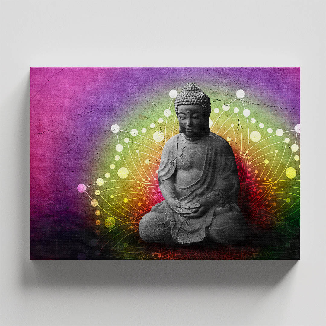 Cuadro Decorativo Holístico Buda #12 60 X 40