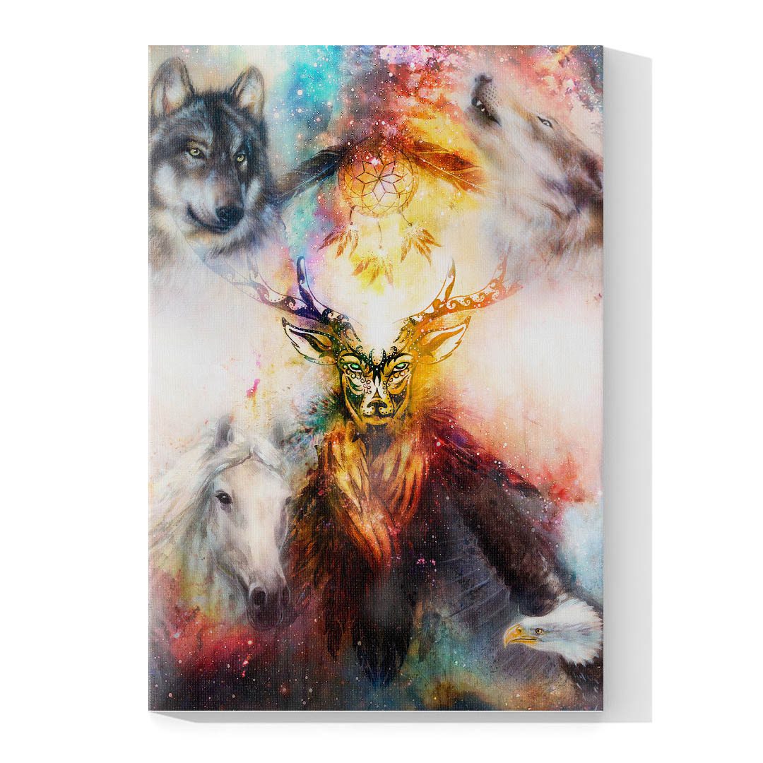 Cuadro Decorativo Holístico Animales Misticos #6V 60 X 40