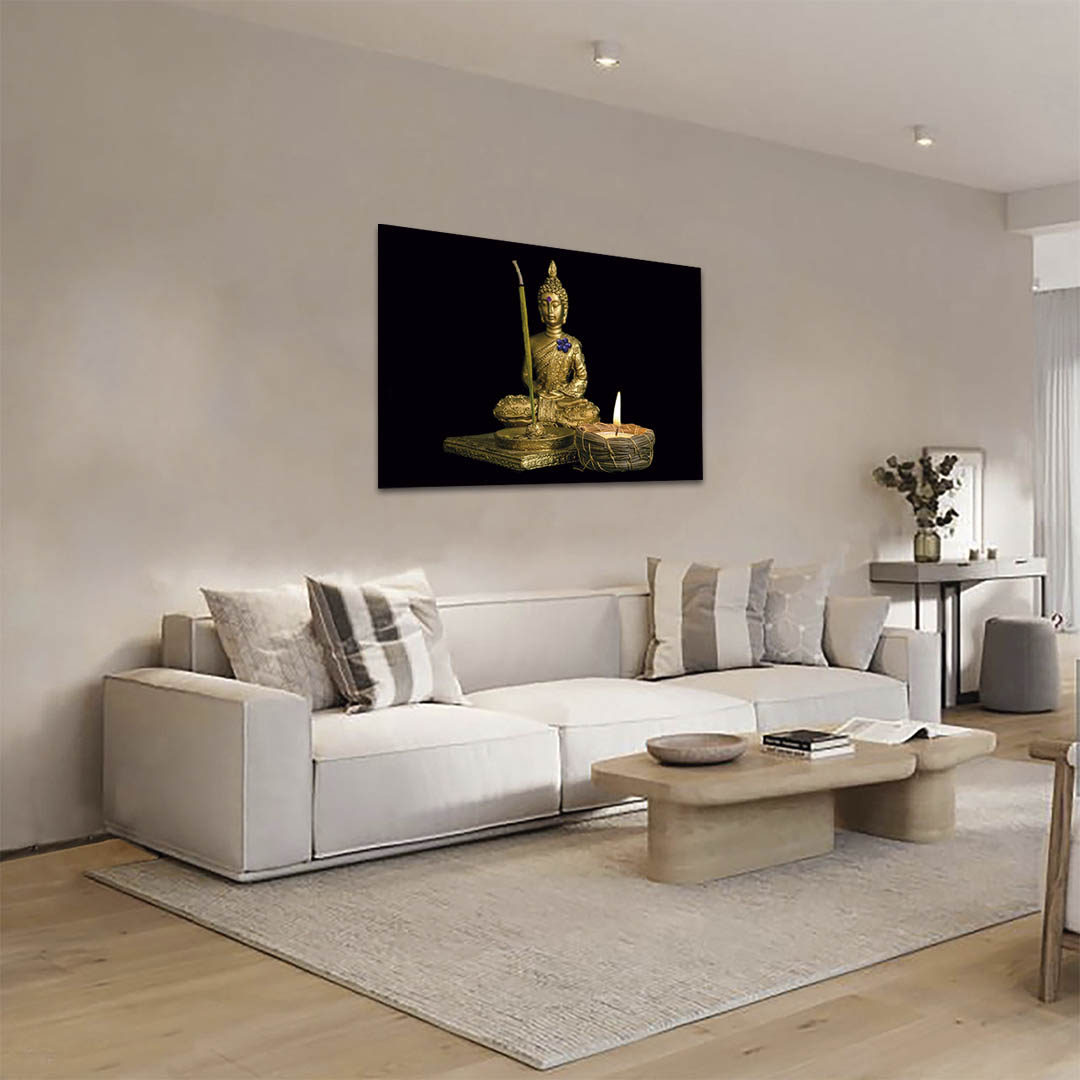 Cuadro Decorativo Holístico Buda #82 60 X 40