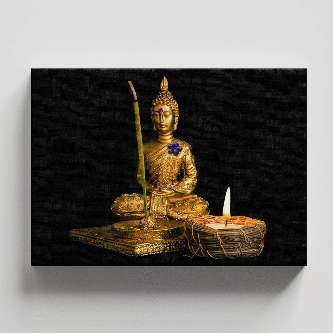Cuadro Decorativo Holístico Buda #82 60 X 40