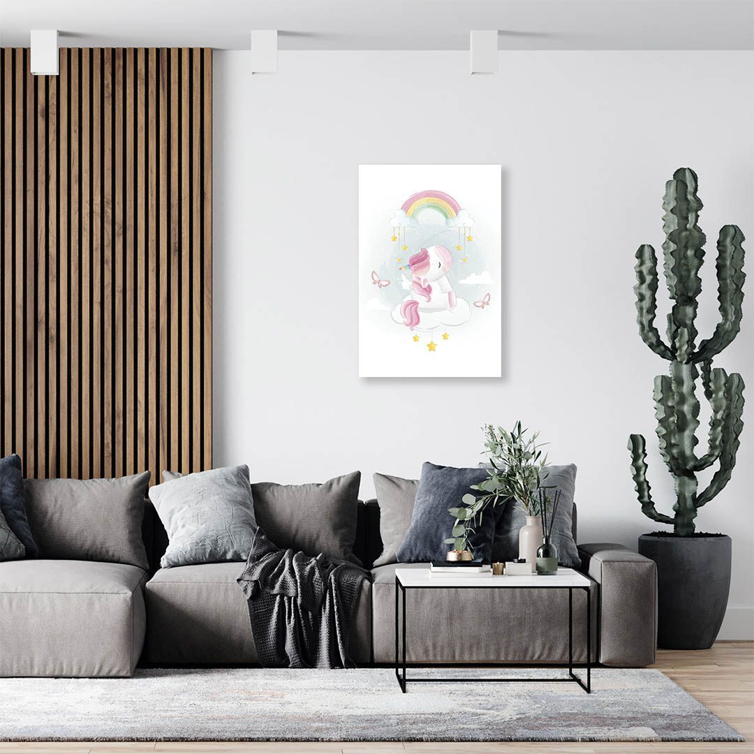 Cuadro Decorativo Infantil Unicornio #54 60 X 40