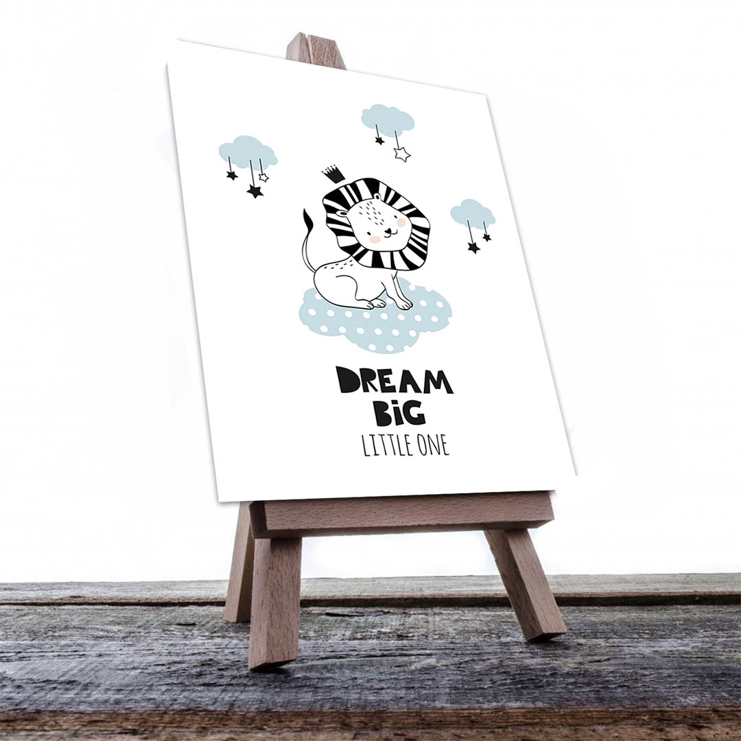 Cuadro Decorativo Infantil León #27 60 X 40