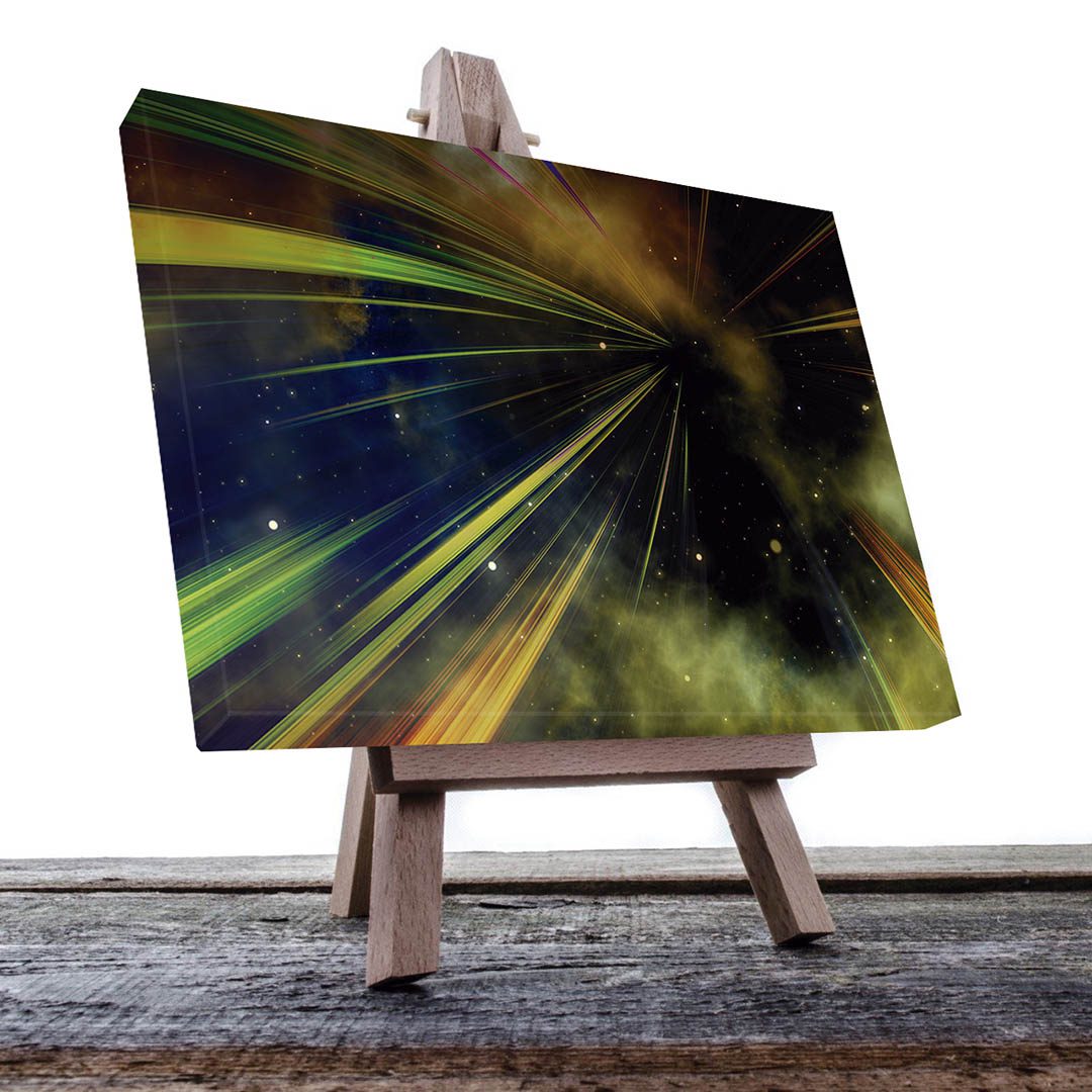 Cuadro Decorativo Abstracto inspirado en el Universo #34 90 X 60