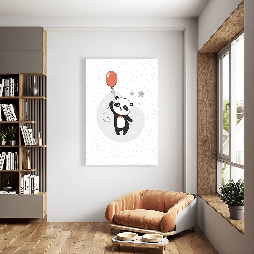 Cuadro Decorativo Infantil Oso Panda #25 60 X 40