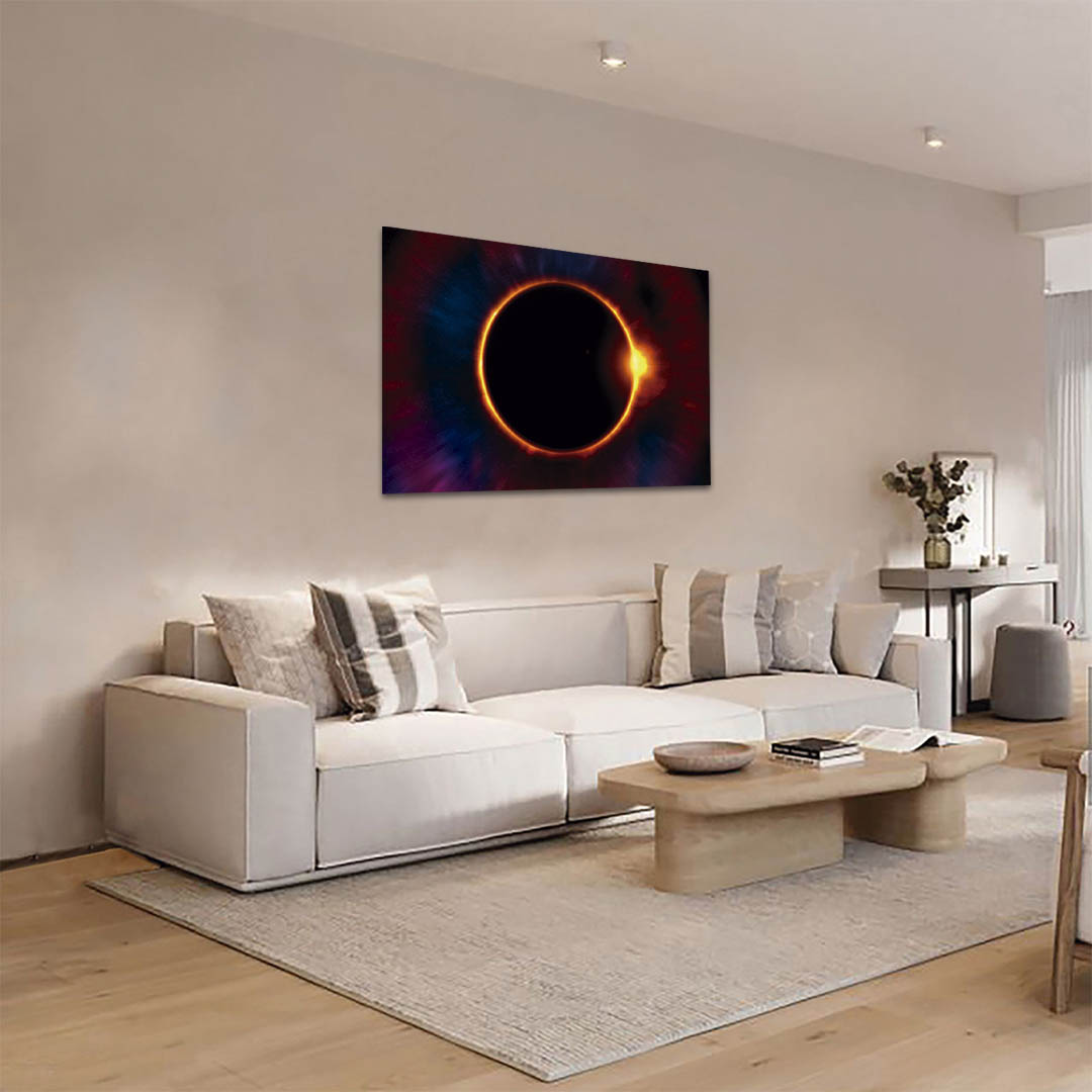 Cuadro Decorativo Eclipse Solar #17 60 X 40