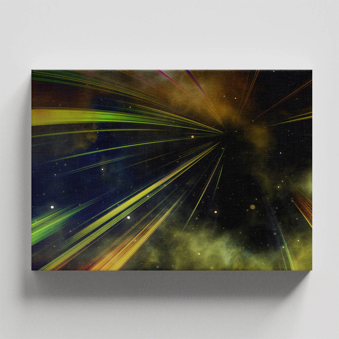 Cuadro Decorativo Abstracto inspirado en el Universo #34 90 X 60