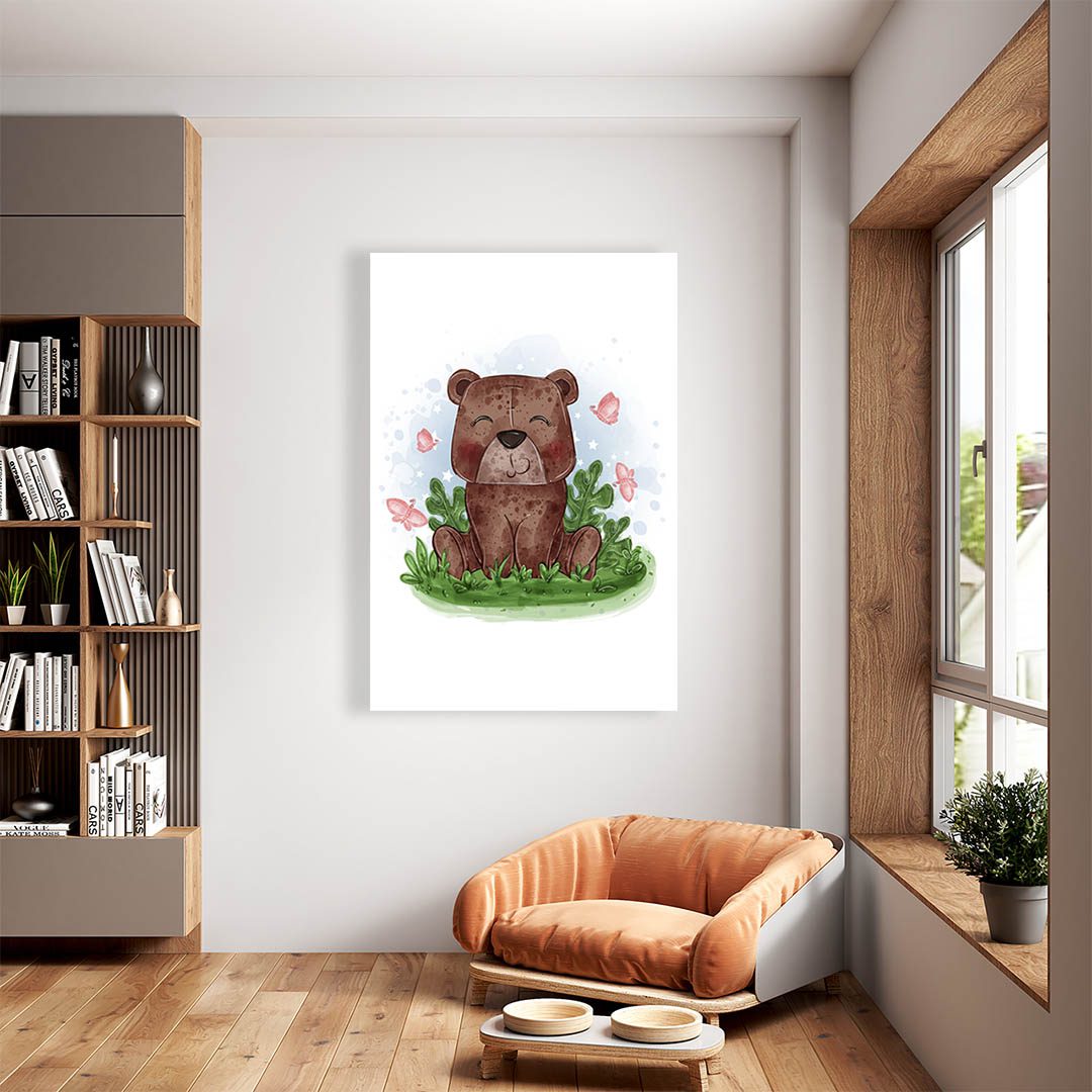 Cuadro Decorativo Infantil Oso #43 60 X 40