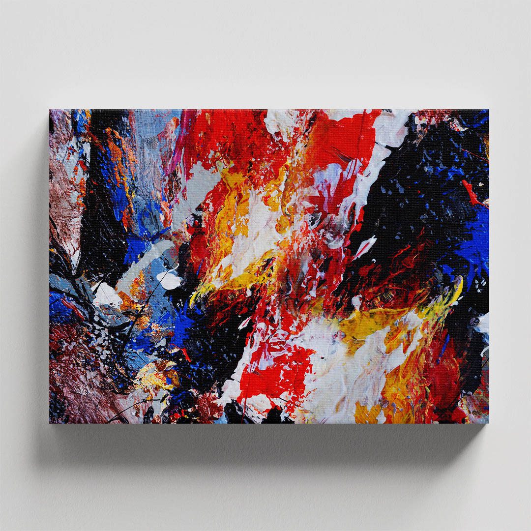 Cuadro Decorativo Abstracto Estilo Oleo #33 60 X 40