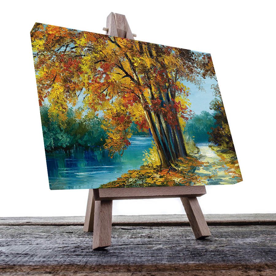 Cuadro Decorativo Árbol de Cerezo Estilo Oleo #16 60 X 40