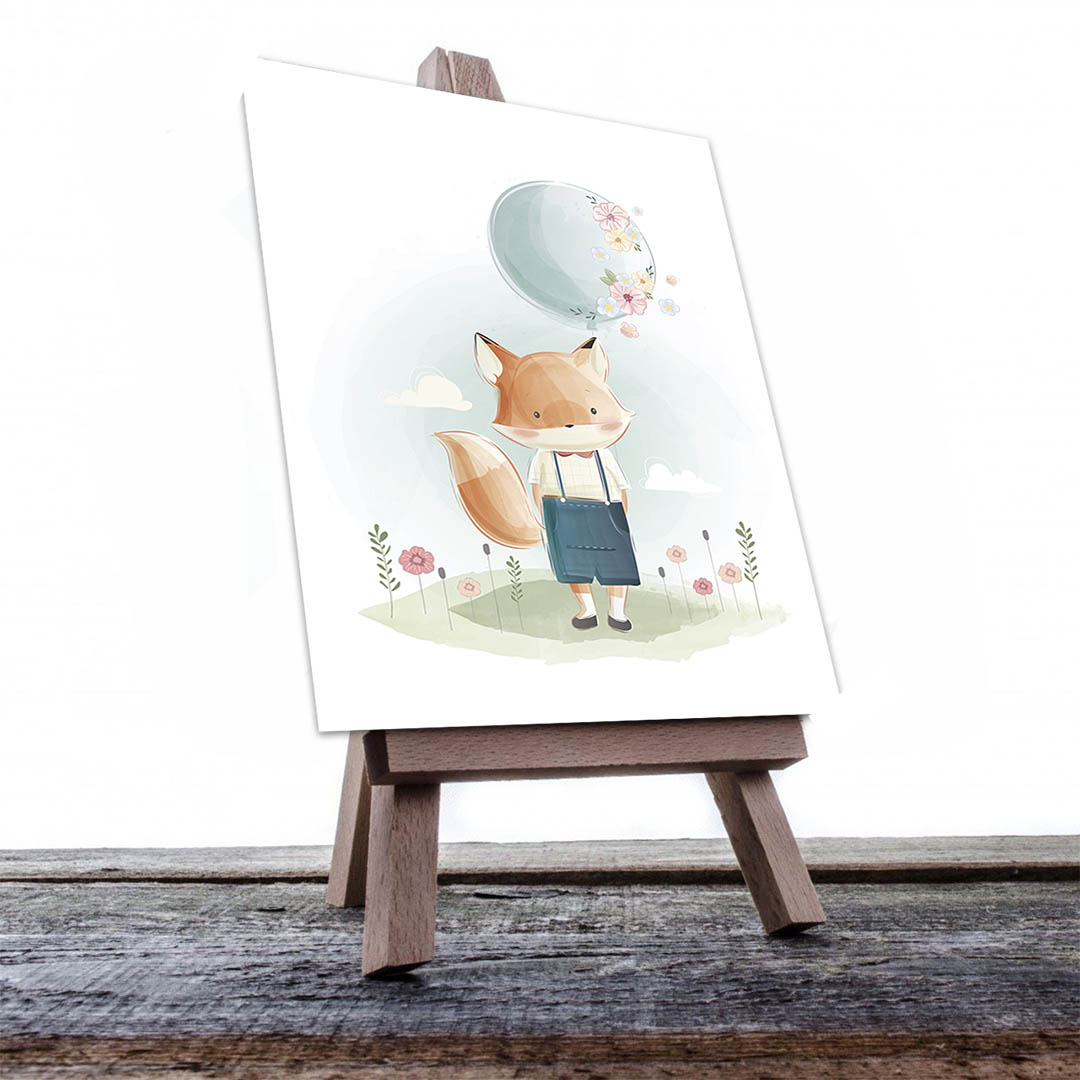 Cuadro Decorativo Zorro #62 60 X 40