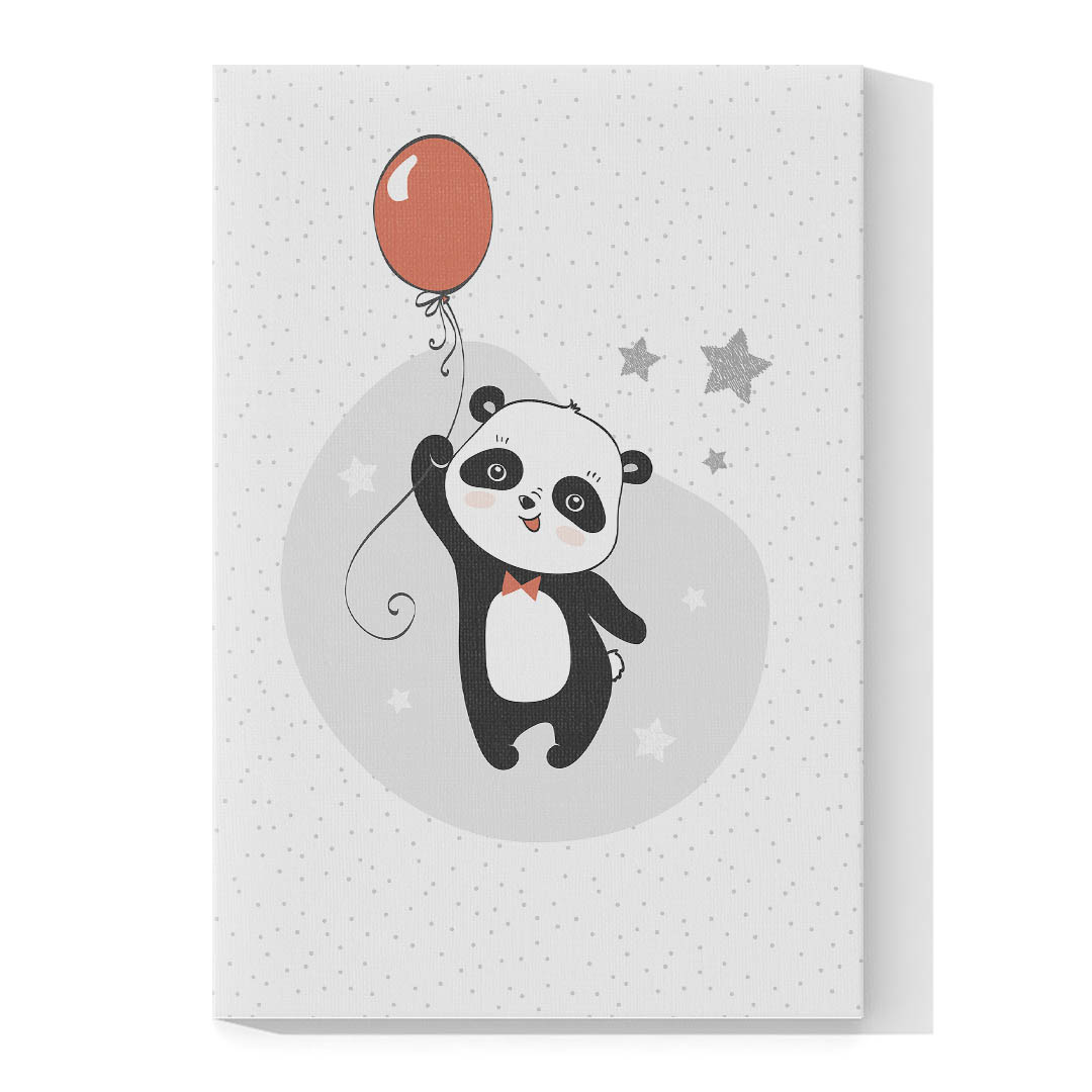 Cuadro Decorativo Infantil Oso Panda #25 60 X 40