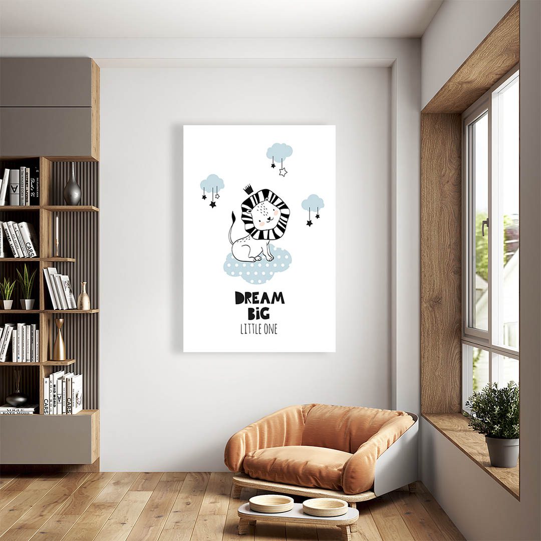 Cuadro Decorativo Infantil León #27 60 X 40