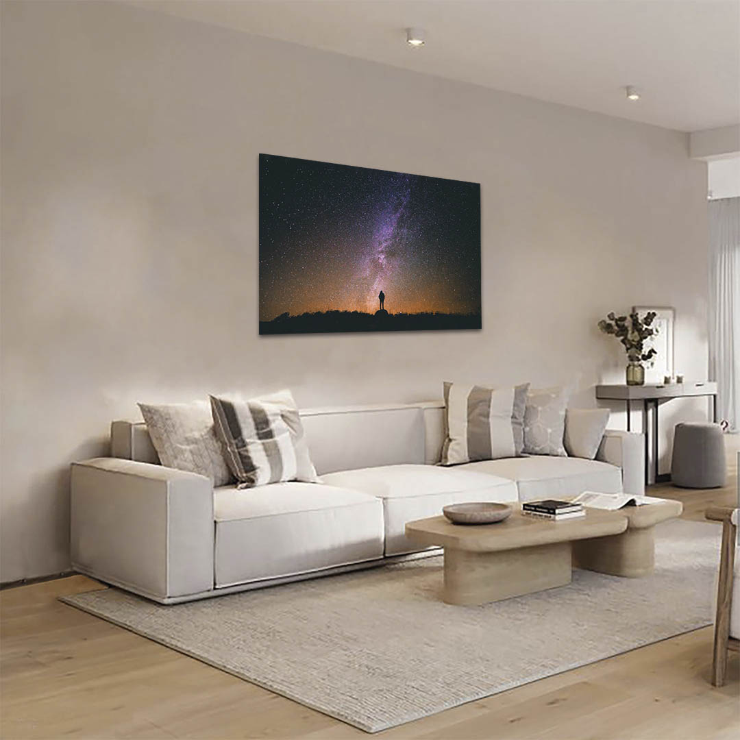 Cuadro Decorativo Contemplado el Universo #21 60 X 40