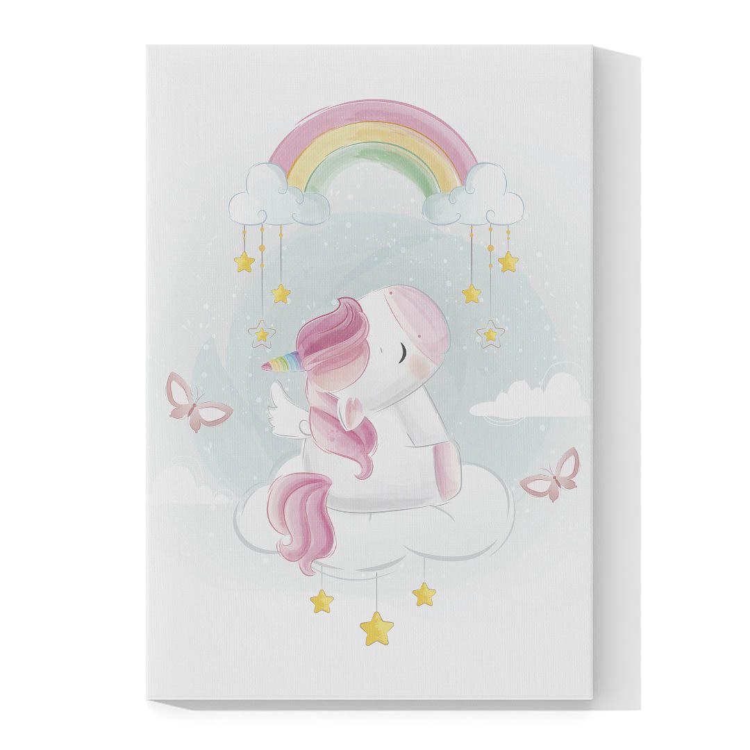 Cuadro Decorativo Infantil Unicornio #54 60 X 40