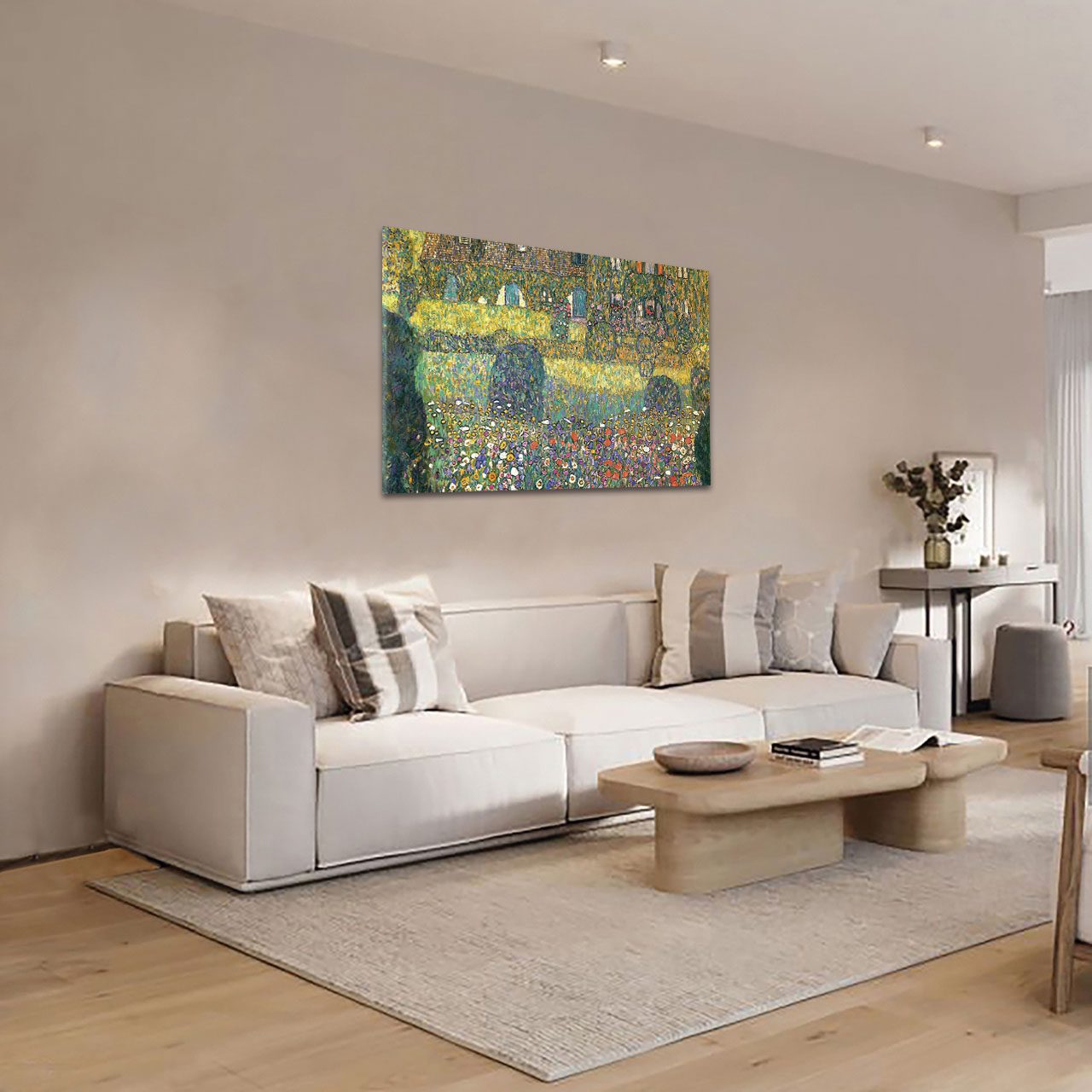 Cuadro Decorativo Casa del Guarda Bosques en Weissenbach Gustav Klimt 90 X 60