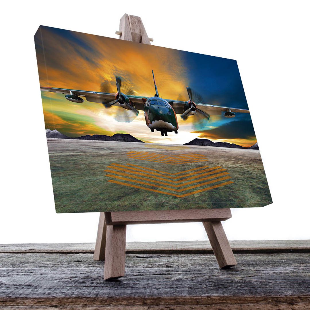 Cuadro Decorativo Avión bombardero de Hélice #8 90 X 60