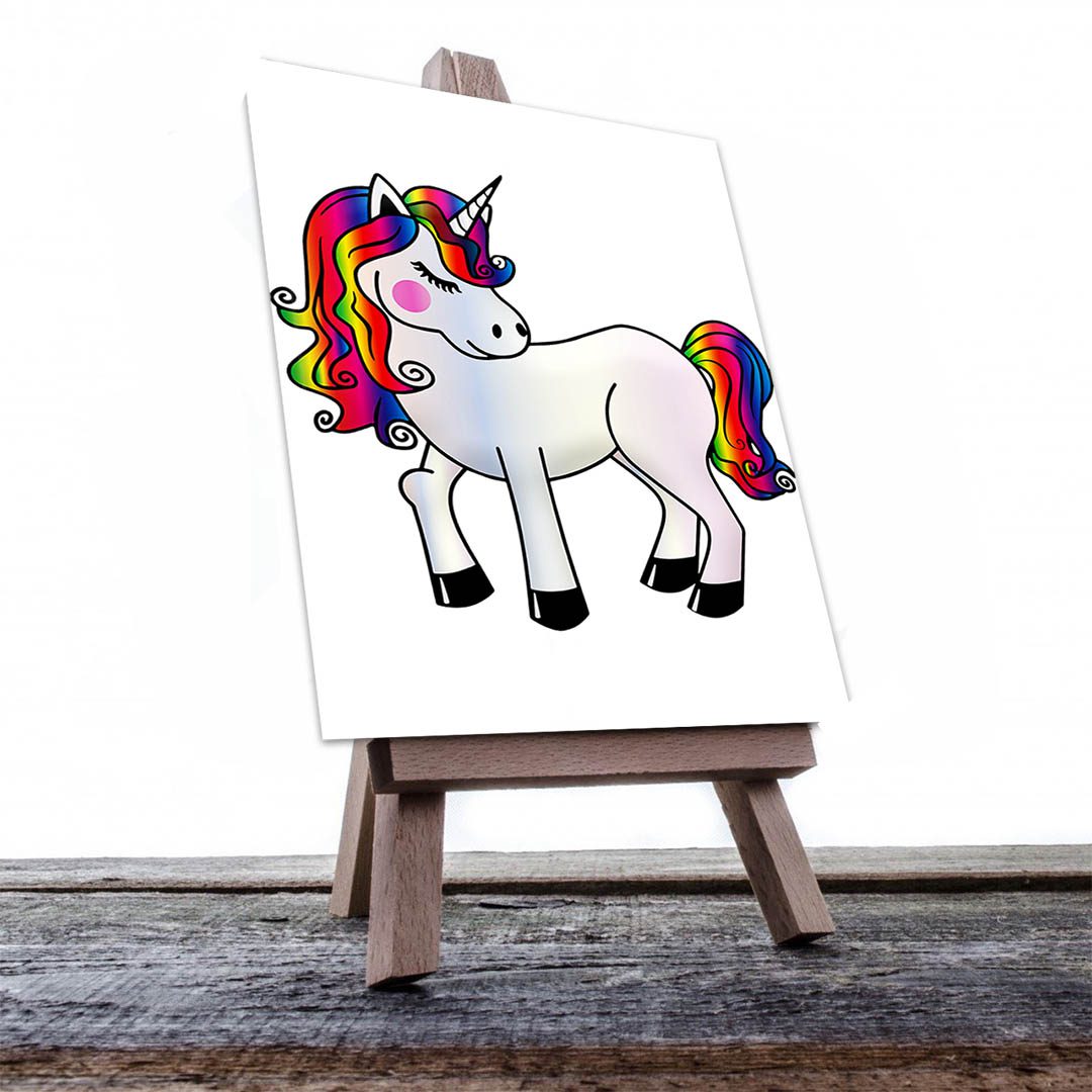 Cuadro Decorativo Unicornio #72 60 X 40