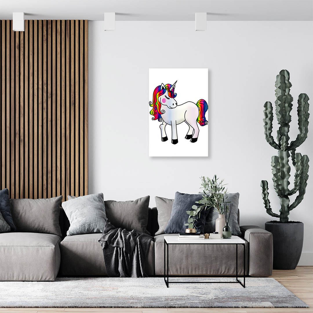 Cuadro Decorativo Unicornio #72 60 X 40