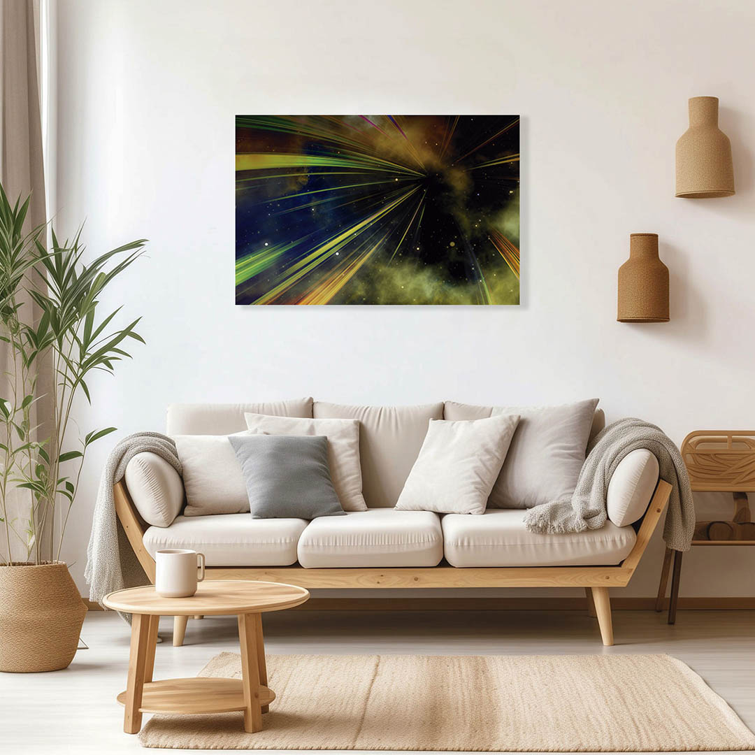 Cuadro Decorativo Abstracto inspirado en el Universo #34 90 X 60