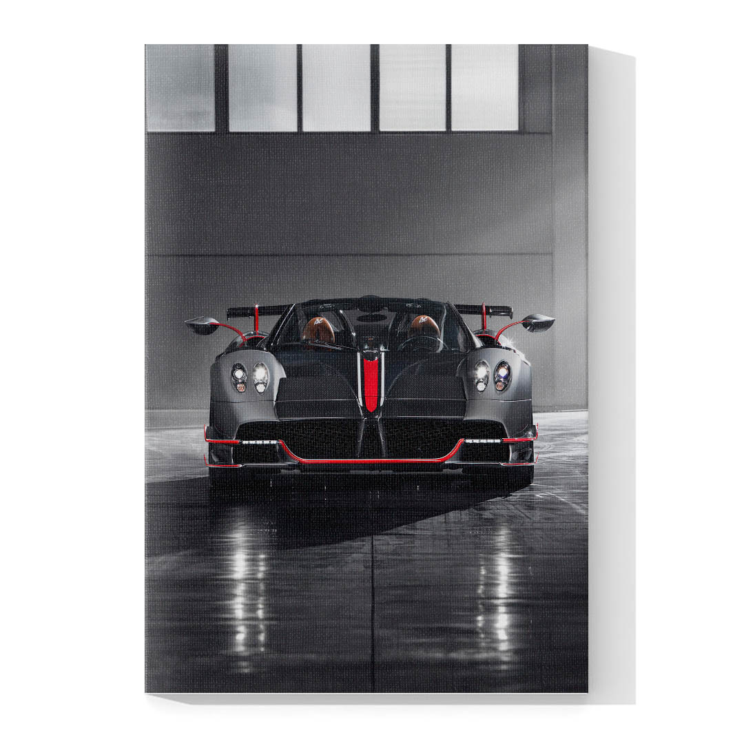 Cuadro Decorativo de Automóvil Deportivo Gris #4 90 X 60