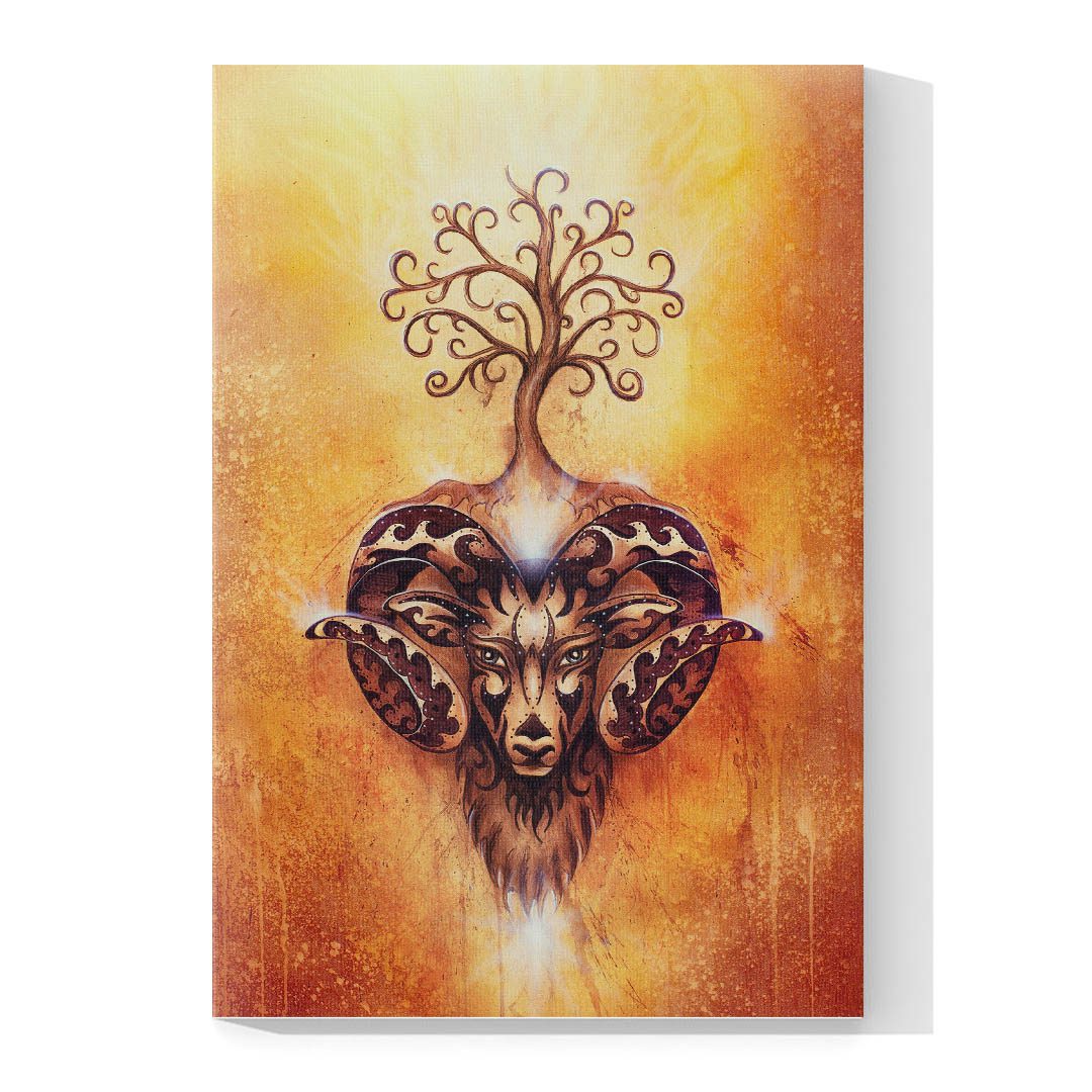 Cuadro Decorativo Holístico Ciervo Mistico #21V 45 X 30