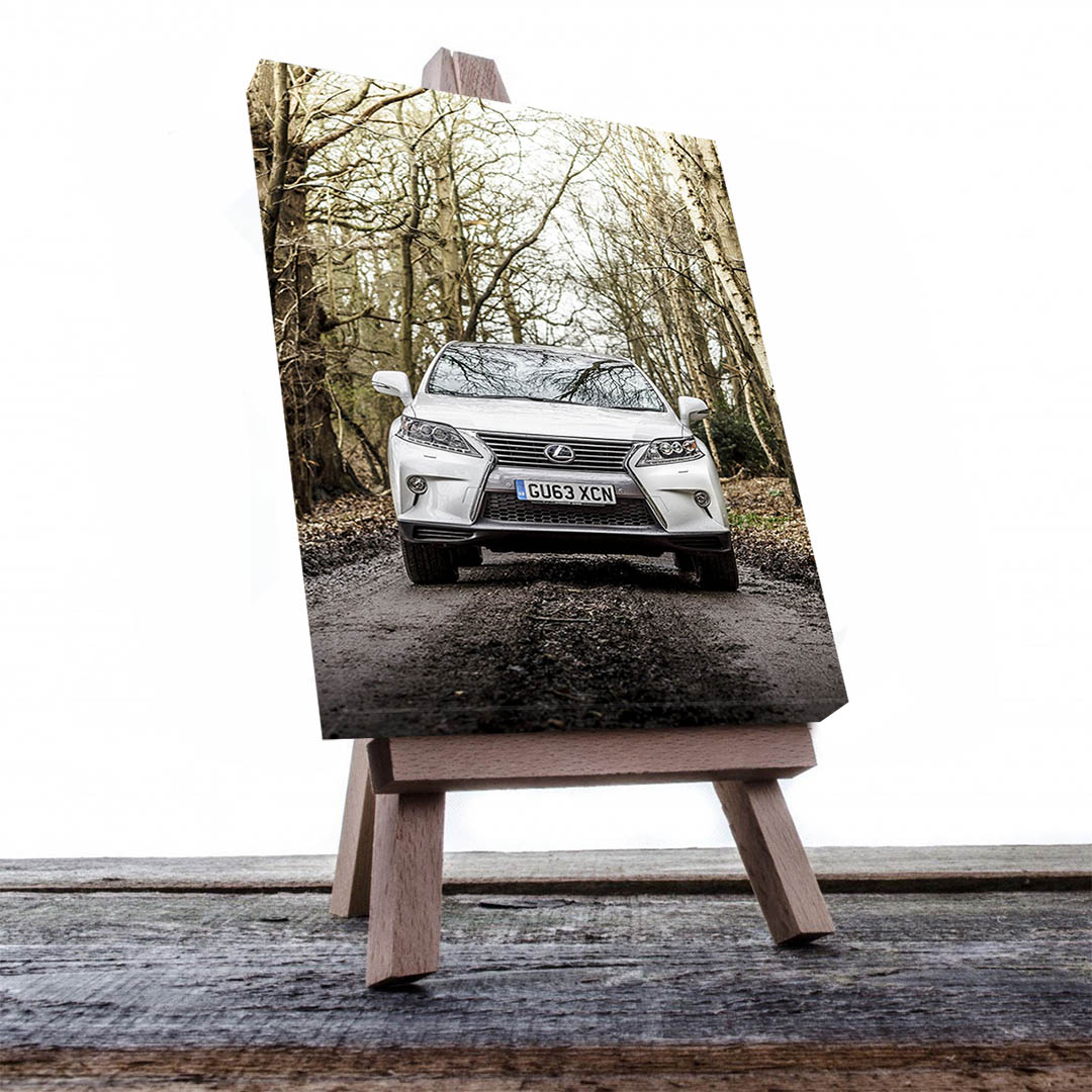 Cuadro Decorativo de Automóvil Deportivo Lexus Blanco #7 120 X 60