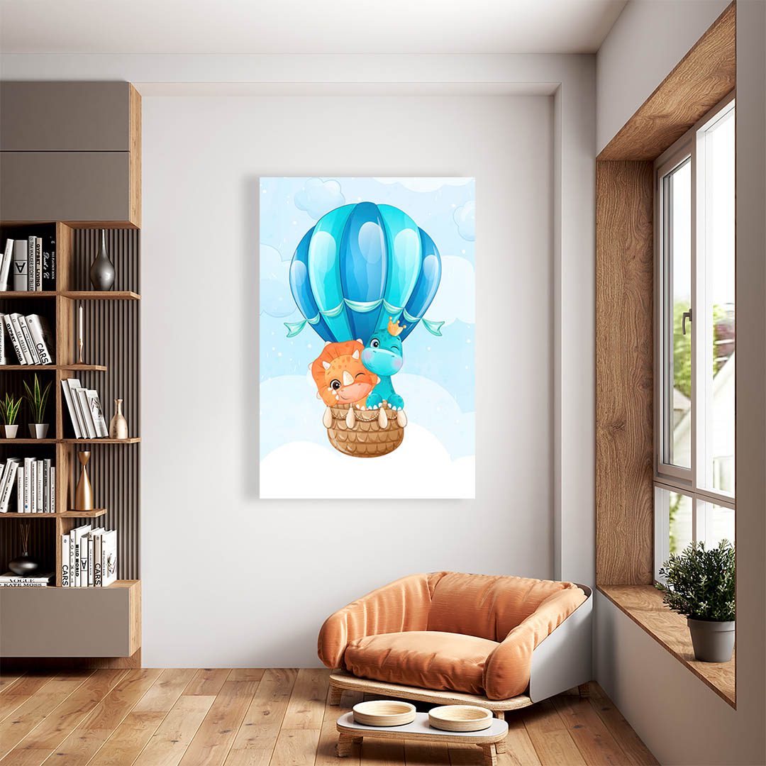 Cuadro Decorativo Infantil de Dinosaurios #11 135 X 90
