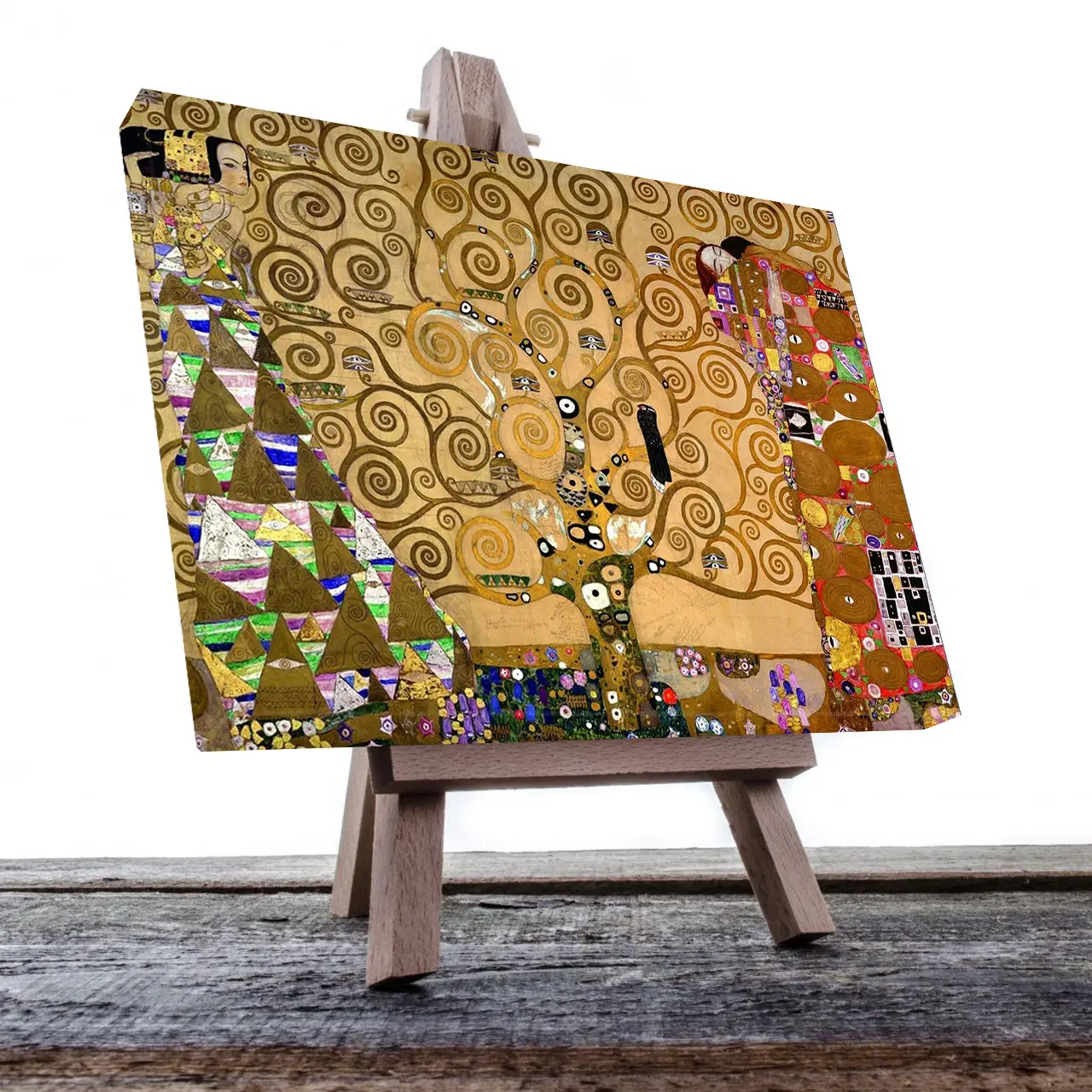 Cuadro Decorativo El Árbol de la Vida de Gustav Klimt 135 X 90