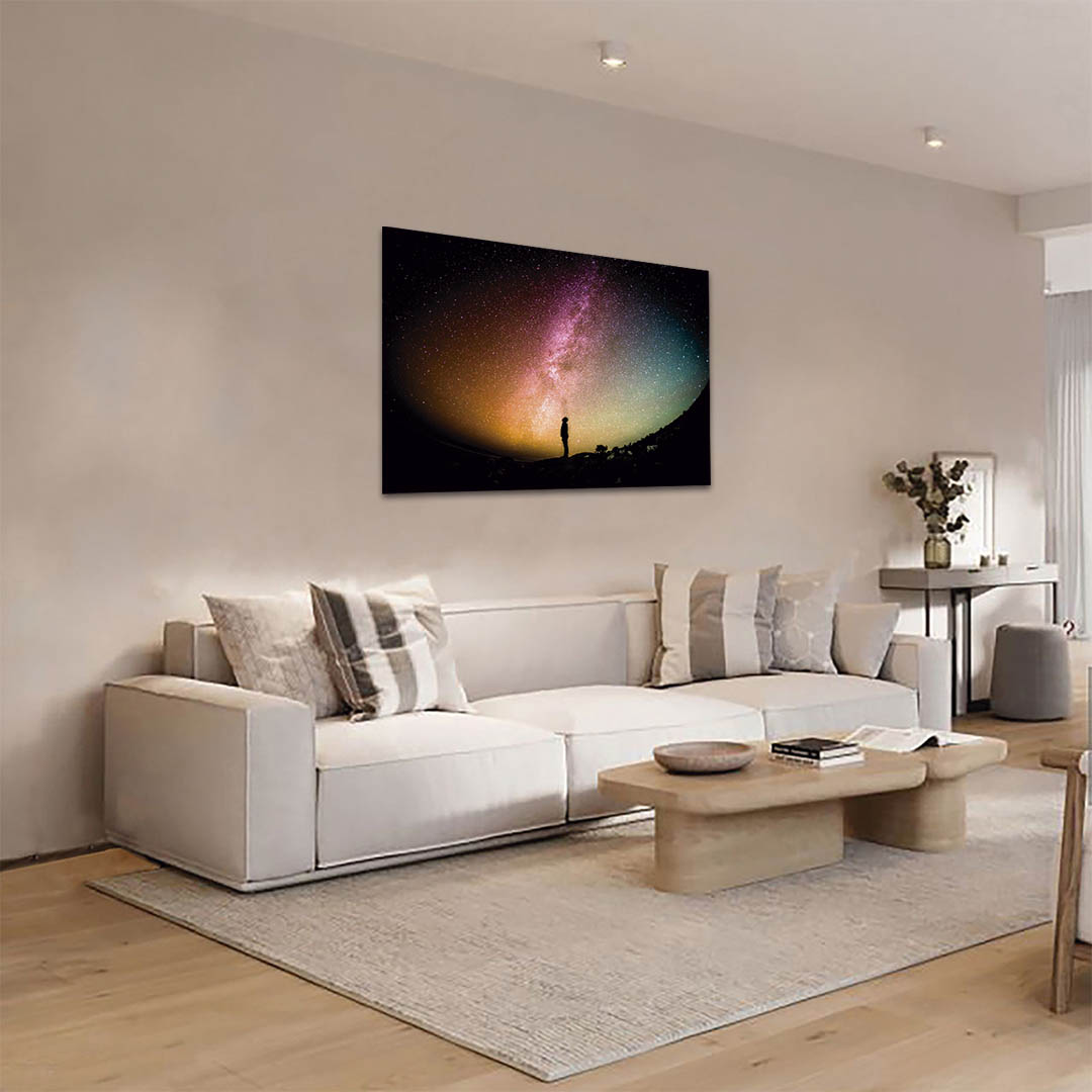 Cuadro Decorativo Contemplado el Universo #23 120 X 60