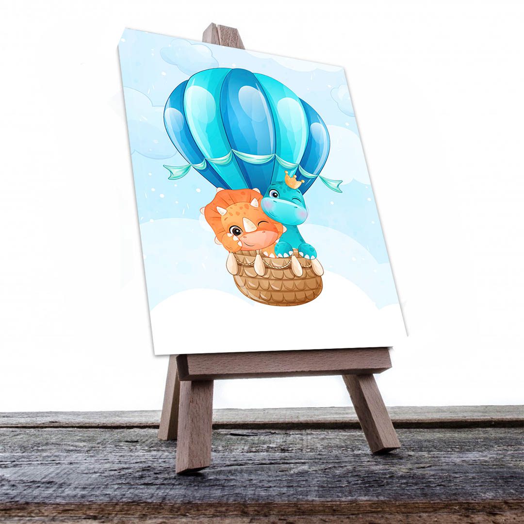 Cuadro Decorativo Infantil de Dinosaurios #11 135 X 90