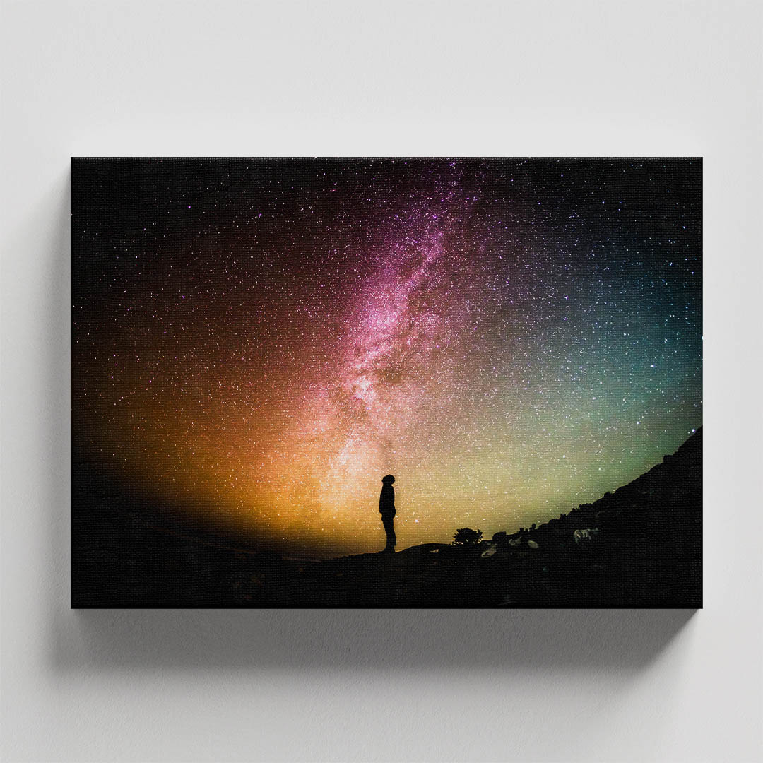 Cuadro Decorativo Contemplado el Universo #23 120 X 60