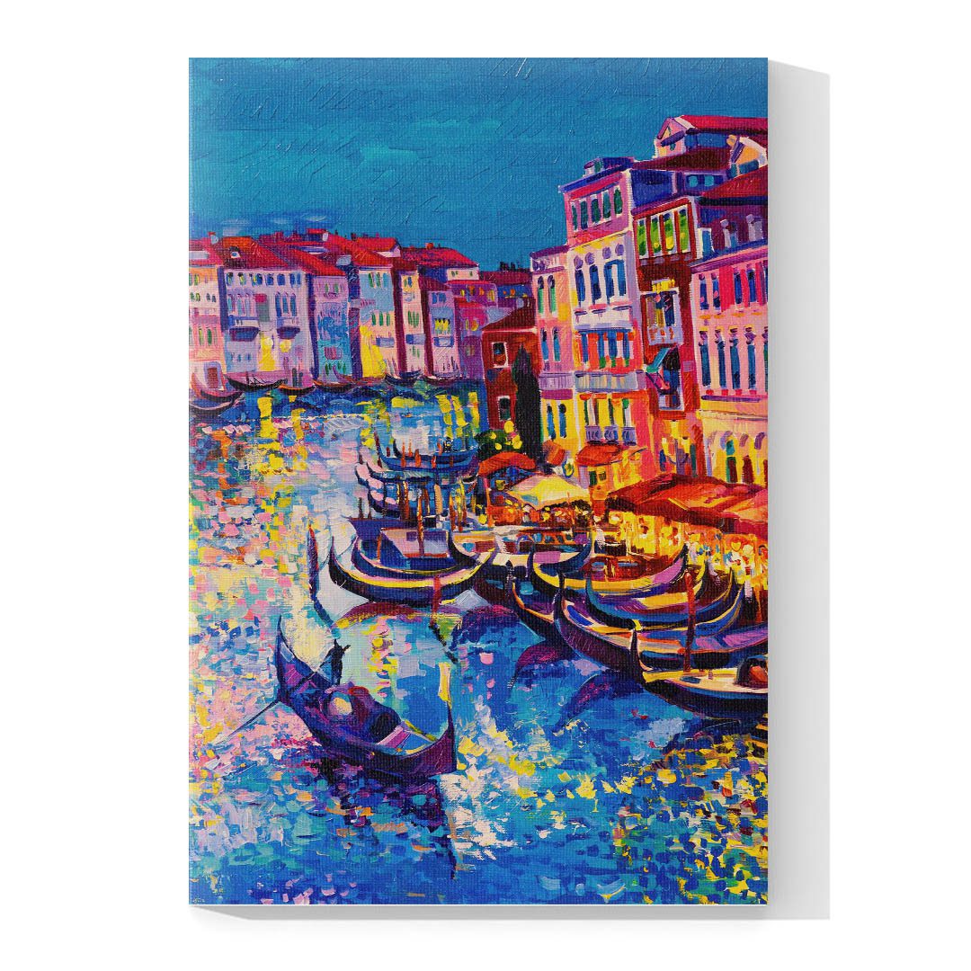 Cuadro Decorativo Venecia Estilo Oleo #02V 120 X 80
