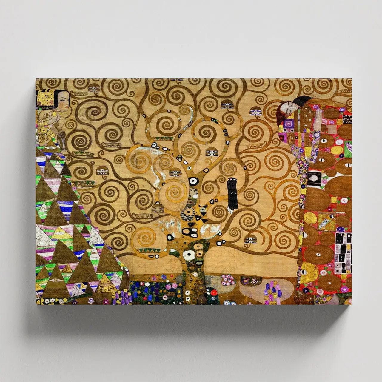 Cuadro Decorativo El Árbol de la Vida de Gustav Klimt 120 X 80