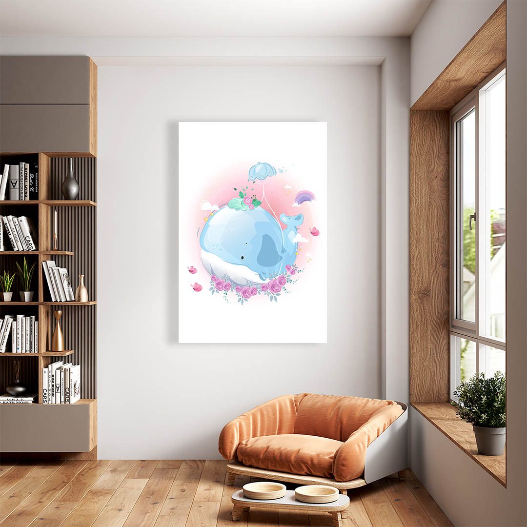 Cuadro Decorativo Ballena #60 135 X 90