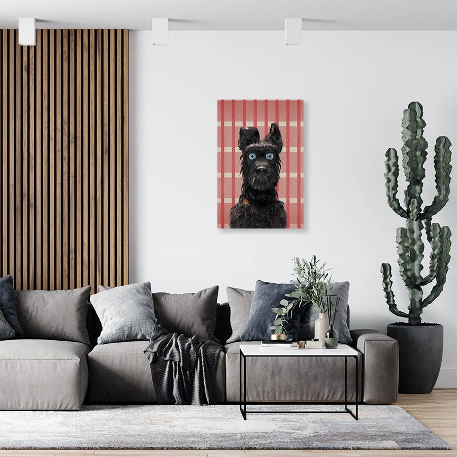 Cuadro Decorativo Dibujo de Perro Graciosos #533  120 X 80