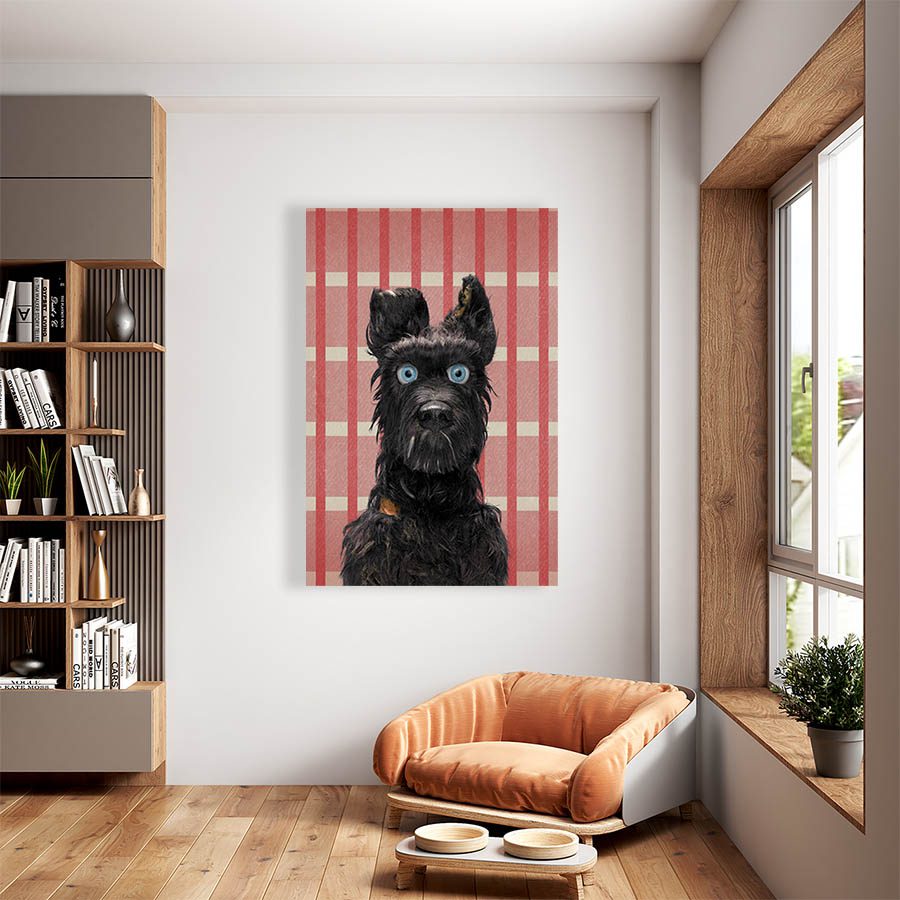 Cuadro Decorativo Dibujo de Perro Graciosos #533  120 X 80