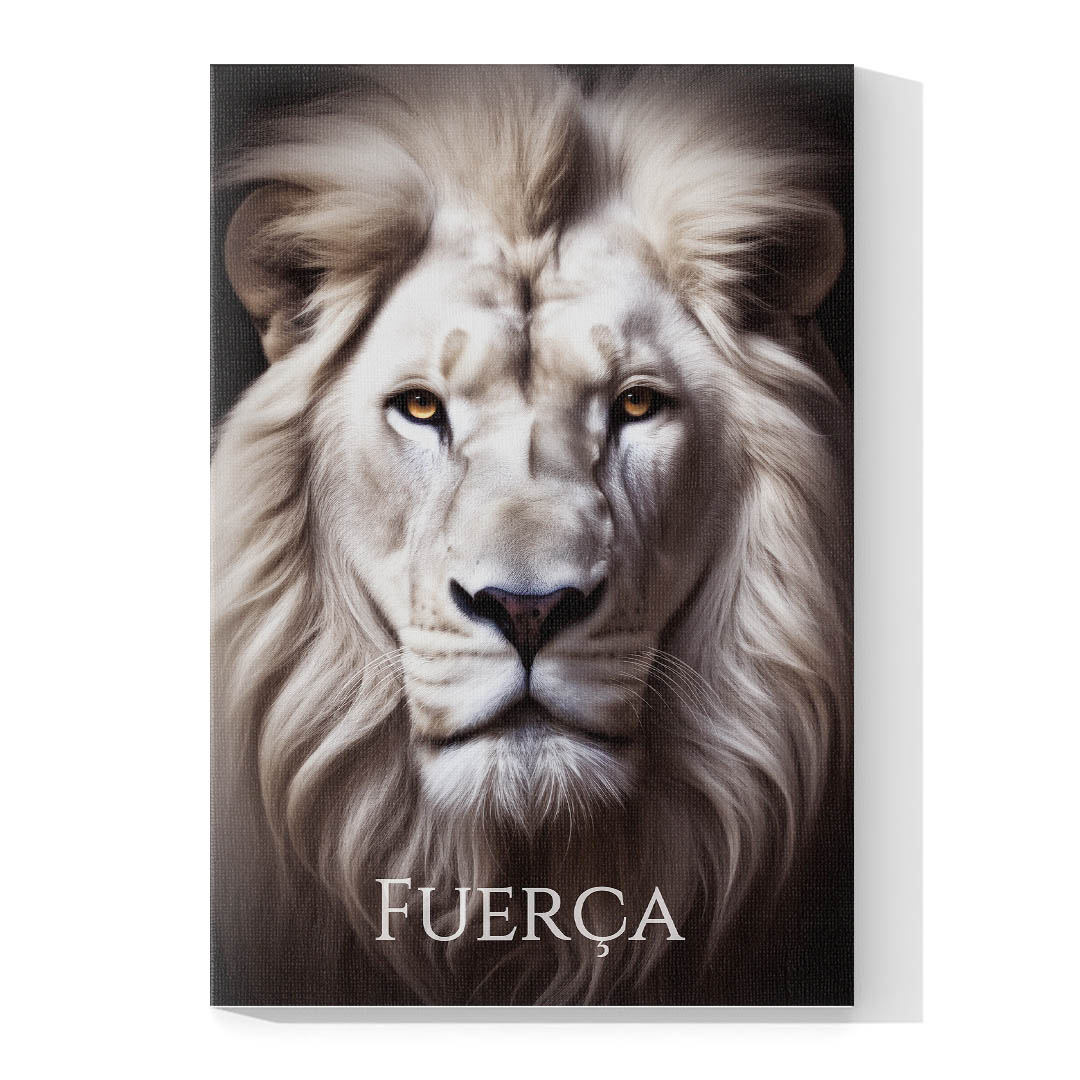 Set de 3 Cuadros Decorativos León, Tigre y Lobo – Fuerza, Enfoque, Fe 120 X 80