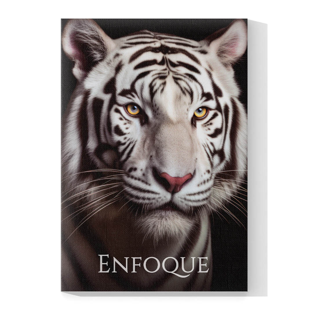 Set de 3 Cuadros Decorativos León, Tigre y Lobo – Fuerza, Enfoque, Fe 120 X 80