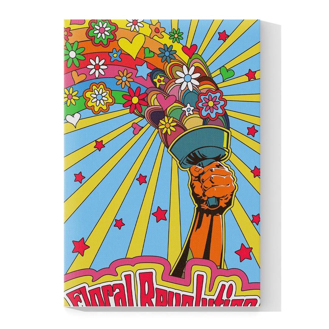 Set de 3 Cuadros Decorativos Psicodélicos  60 X 40