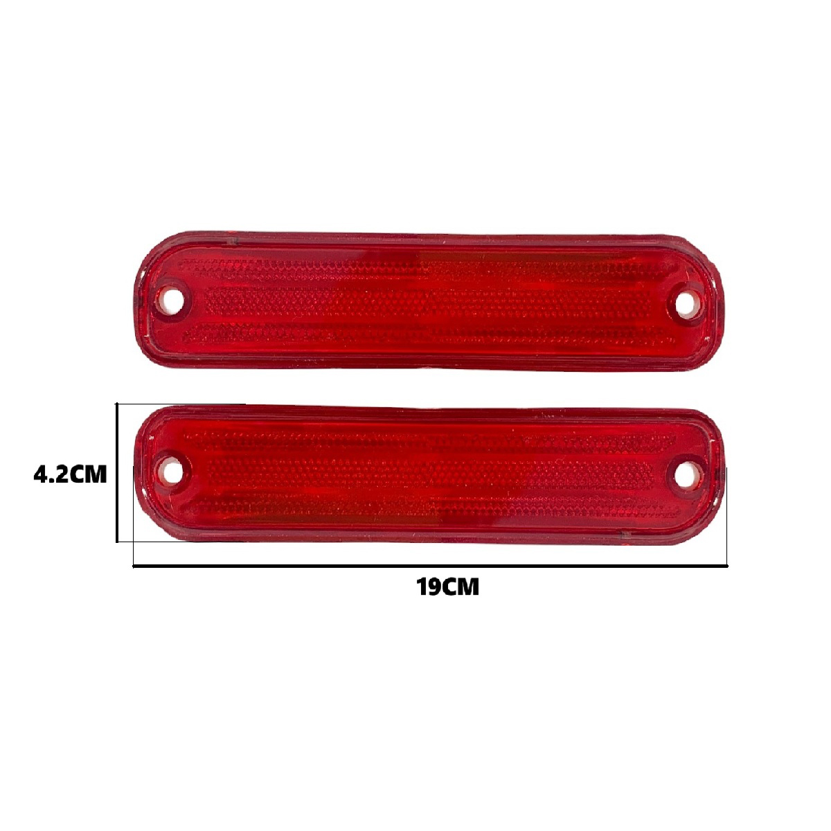 CUSTOMS  CLASSICS cuartos compatibles Cheyenne 73–91 rojos originales acrílicos