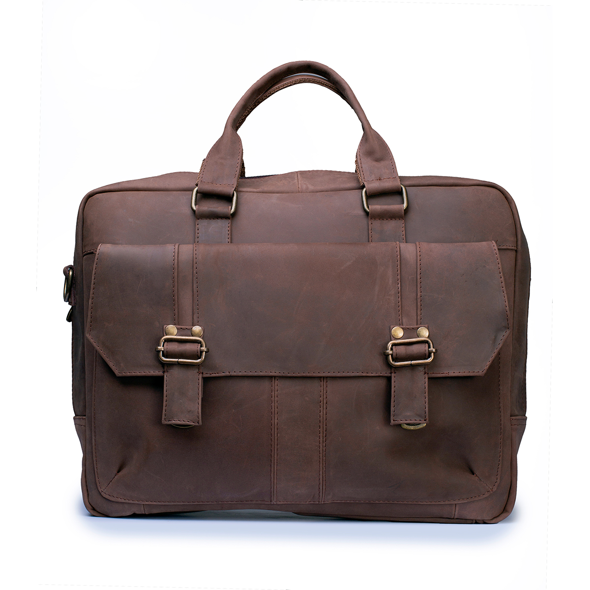 Portafolio piel genuina castelli laptop 18 pulgadas